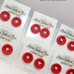 love buttons studs