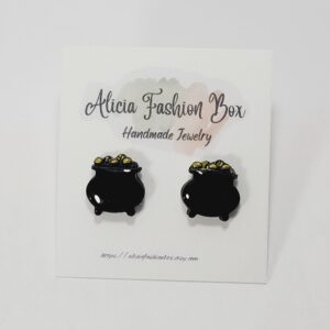 gold pot mini studs