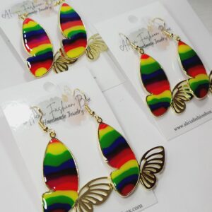 rainbow butterflies