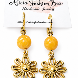 honey gold flower dangles